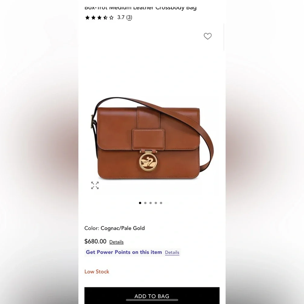 Longchamp Box-Trot Leather crossbody bag - Picture 13 of 13
